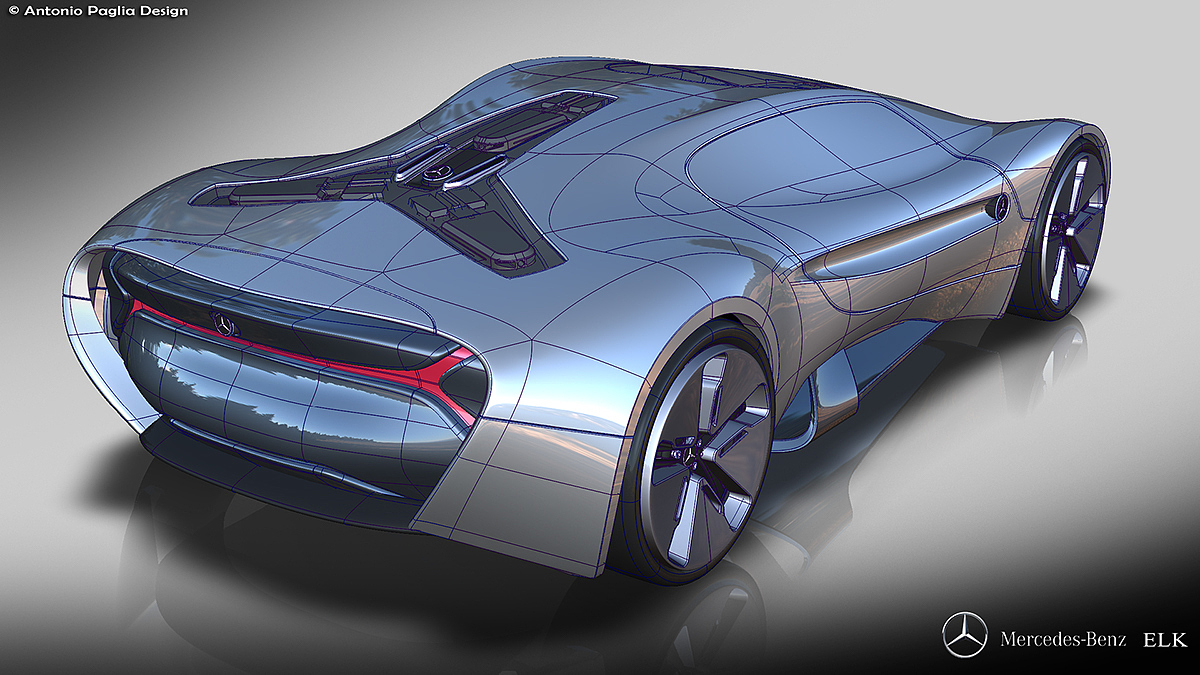Elk，Benz，Elk electric vehicle，conceptual design，